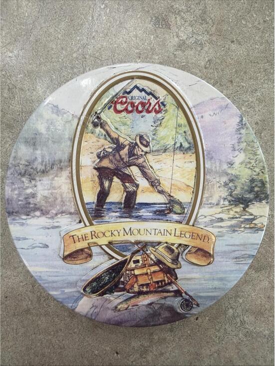 Coors Other - VTG 1993 Coors Beer Rocky Mountain Legend Coaster Set In Original Metal Tin
